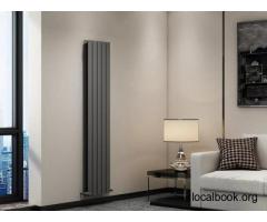 iBathUK Apex Vertical Double Slim Flat Panel Radiator