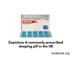 Buy Zopiclone 7.5mg UK – Fast Deliverya at SleepTabletUK
