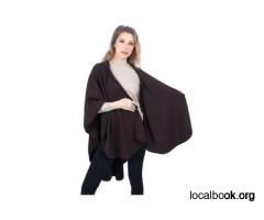 Scottish Cashmere Knitted Cape - TCG London