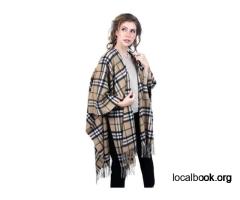100% Pure Lambswool Tartan Capes - TCG London