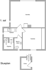 Billede 1. Lejlighed, Østergade, Hesselager 