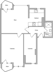 Photo 1. Apartment, Fredensvej, Rudkøbing 