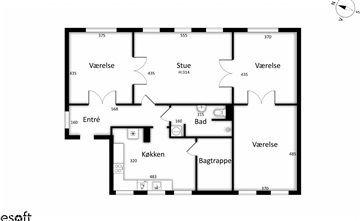 Photo 1. Apartment, Slotsgade, Hillerød 