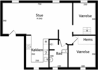 Photo 2. Apartment, Jels Torvet, Rødding 