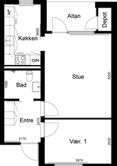 Photo 1. Apartment, Karen Blixens Vej, Grenaa 