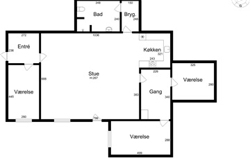 Billede 10. Lejlighed, Sct Peders Kirkeplads, Næstved 