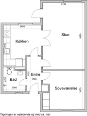 Photo 1. Apartment, Centrumgården, Langå 