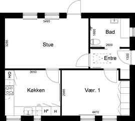 Billede 1. Hus/villa, Solhøjvej, Trustrup 