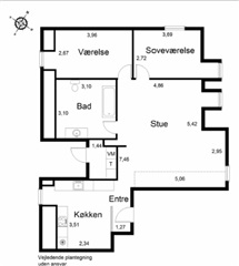 Billede 2. Værelse, Prinsensgade, Aalborg 