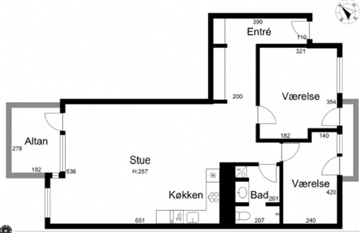 Billede 4. Lejlighed, Amerika Plads, København Ø 