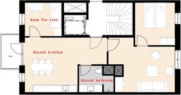 Photo 16. Room, Titangade, København N 