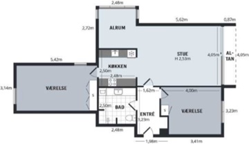 Photo 1. Apartment, Borgmester Fischers Vej, Frederiksberg 