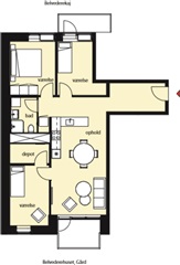 Photo 1. Room, Belvederekaj, København V 