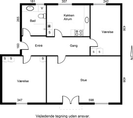 Billede 1. Lejlighed, Havnegade, Esbjerg 