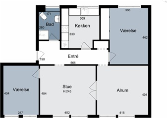 Billede 18. Lejlighed, Ramsherred, Næstved 