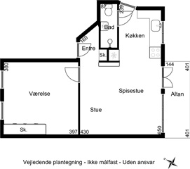 Billede 15. Lejlighed, Helgesvej, Frederiksberg 
