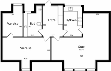 Billede 11. Lejlighed, Algade, Vordingborg 