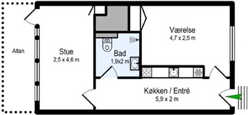 Billede 8. Lejlighed, Daugbjergvej, Aarhus C 