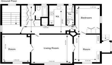 Billede 20. Lejlighed, Kong Georgs Vej, Frederiksberg 