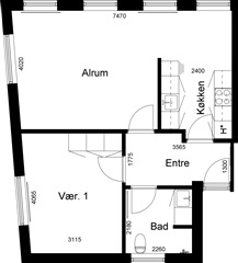 Billede 1. Lejlighed, Lillegade, Grenaa 