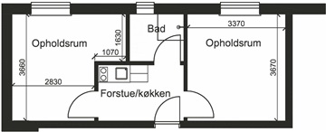Billede 1. Værelse, Merkurvej, Viborg 