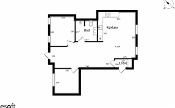 Billede 15. Lejlighed, Axeltorv, Næstved 