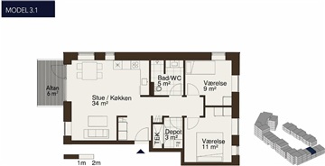 Photo 16. Apartment, Kansleren, Ølstykke 