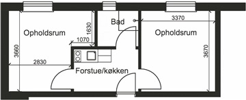 Billede 1. Værelse, Merkurvej, Viborg 