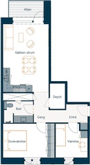 Billede 5. Lejlighed, Kirkebjerg Søpark, Brøndby 