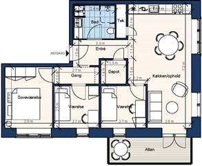 Billede 29. Lejlighed, Frederiksbro Torv, Hillerød 
