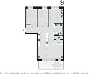 Billede 18. Lejlighed, Triumphbuen, Espergærde 