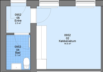 Photo 1. Apartment, Silkeborgvej, Them 