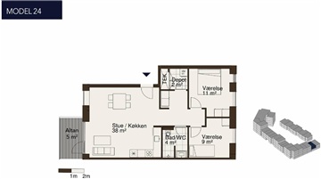 Photo 14. Apartment, Kansleren, Ølstykke 