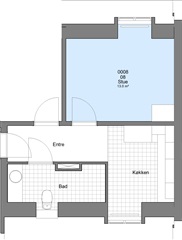 Billede 1. Lejlighed, Reberbanen, Viborg 