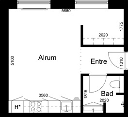 Billede 1. Lejlighed, Østerbrogade, Grenaa 