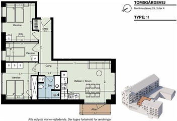 Billede 12. Lejlighed, Møntmestervej, København NV 