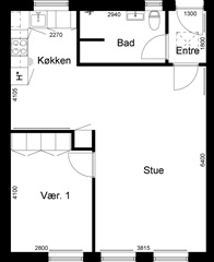 Billede 1. Lejlighed, Grønland, Grenaa 
