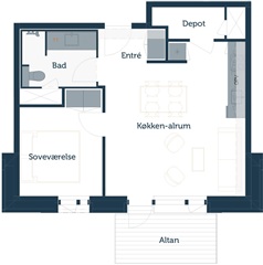 Photo 6. Apartment, Elementfabrikken, Brøndby 