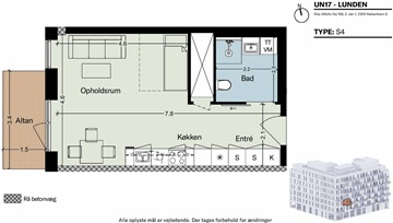 Billede 12. Lejlighed, Else Alfelts Vej, København S 