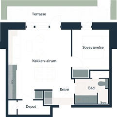 Photo 5. Apartment, Kirkebjerg Søpark, Brøndby 