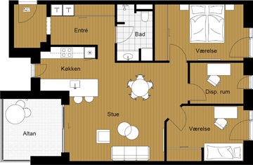 Photo 4. Apartment, Nørregade, Esbjerg 