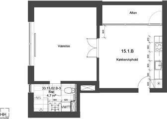 Billede 14. Lejlighed, Herlufsvænge, Næstved 