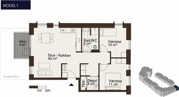 Photo 15. Apartment, Kansleren, Ølstykke 