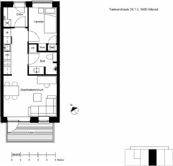 Billede 10. Lejlighed, Tækkerstræde, Hillerød 