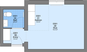 Billede 1. Lejlighed, Gartnerpassagen, Ølgod 