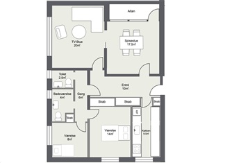 Billede 30. Lejlighed, Herlufsvænge, Næstved 