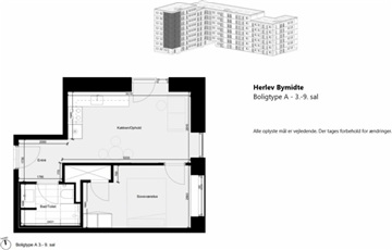 Billede 13. Lejlighed, Herlev Torv, Herlev 