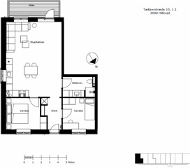 Billede 10. Lejlighed, Tækkerstræde, Hillerød 