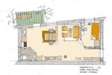 Billede 3. Lejlighed, Farrevej, Hammel 