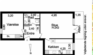 Photo 12. Apartment, A.D. Jørgensens Vej, Frederiksberg 